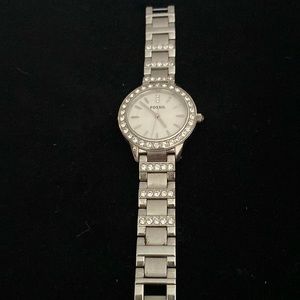 Women’s Fossil Silver Diamond Watch                71